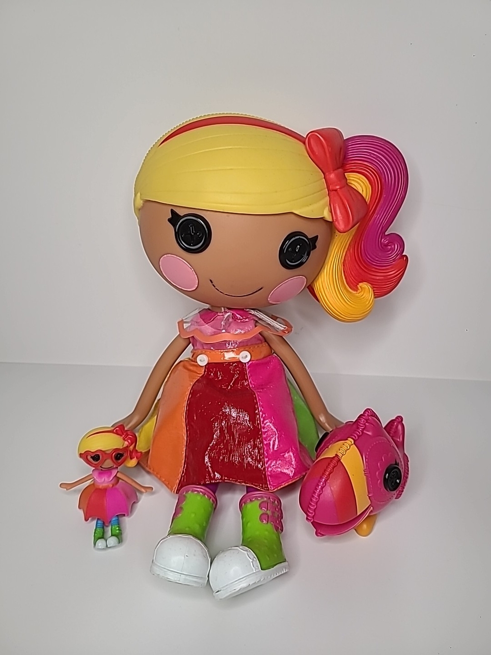 Lalaloopsy April Sunsplash Doll with Pet Toucan & Mini